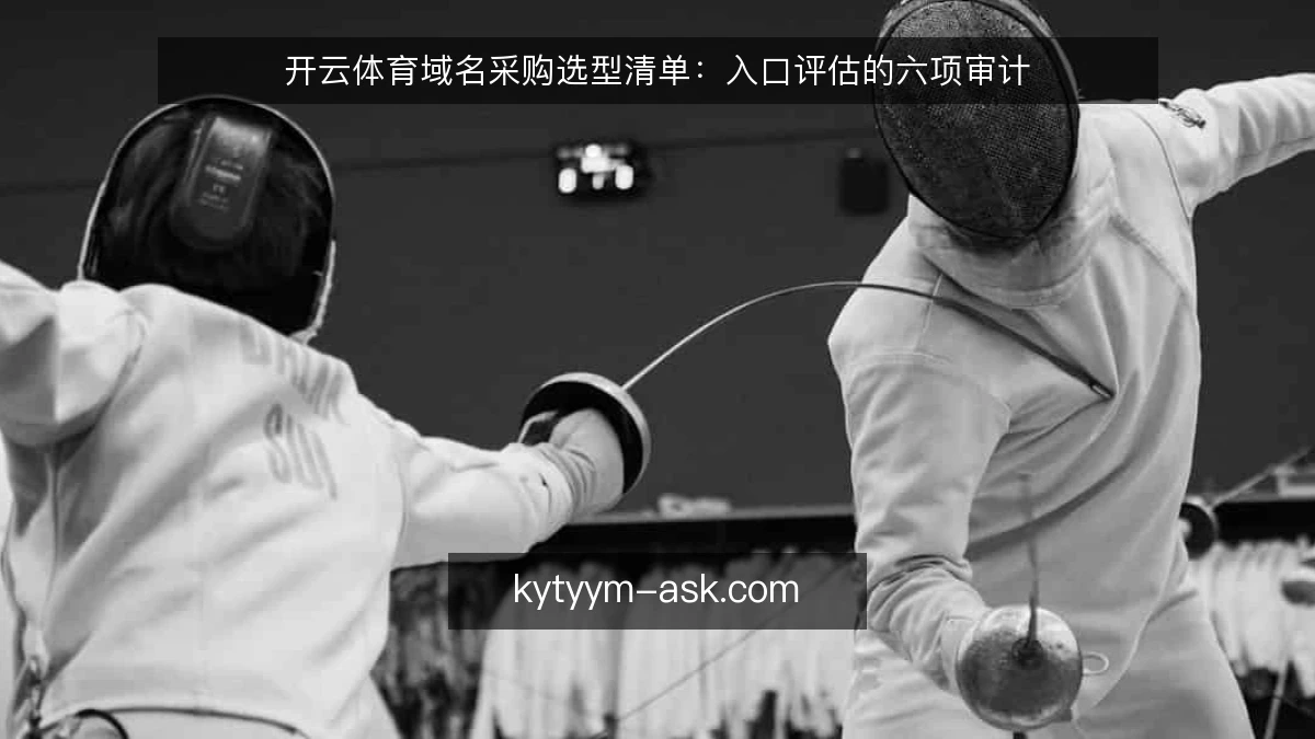 开云体育域名采购选型清单:入口评估的六项审计