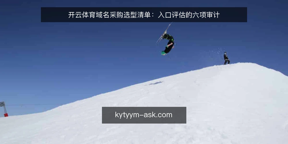 开云体育域名采购选型清单:入口评估的六项审计 — 为什么现在要做入口审计 配图